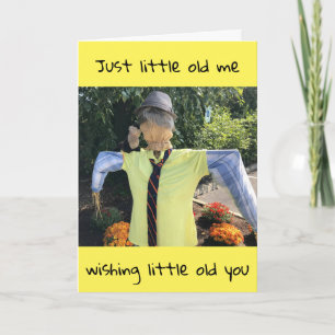 LITTLE OLD ME WISHES LITTLE OLD YOU HAPPY **70th** Card
