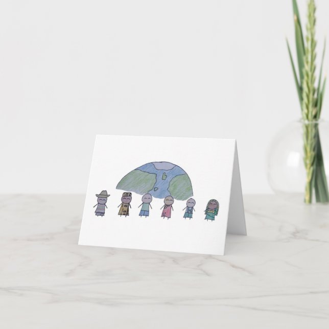 Little One children of the world note cards (Front)
