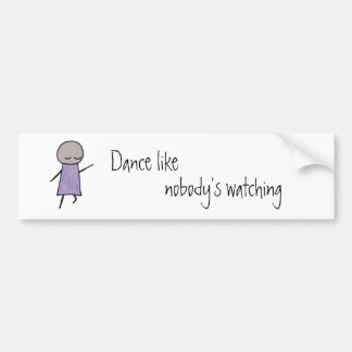 Little One dance bumper sticker