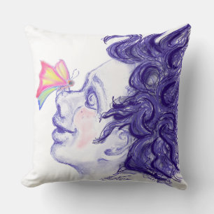 Little one in awe butterfly on the nose cushion