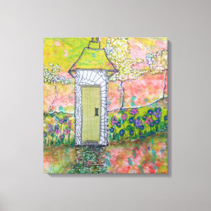 Little Oriental House Canvas Print