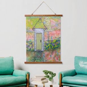 Little Oriental House Hanging Tapestry