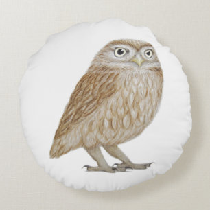 Little Owl 2011 Round Cushion