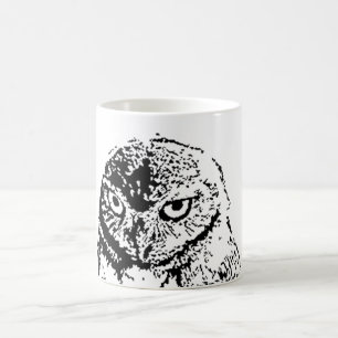 little owl coffee mug