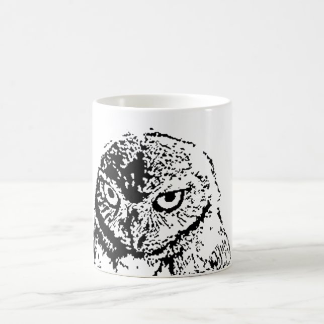 little owl coffee mug (Center)
