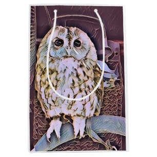 LITTLE OWL MEDIUM GIFT BAG