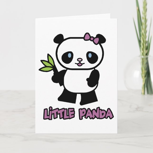 Little Panda Card (Front)