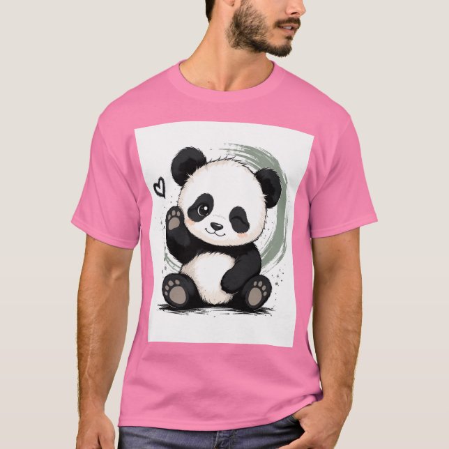 Little Panda Mood T-Shirt (Front)