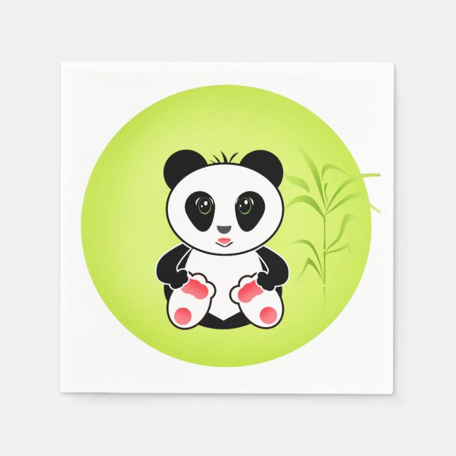 Little Panda Napkin (Front)