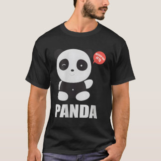 Little Panda Never Say No To Panda T-Shirt