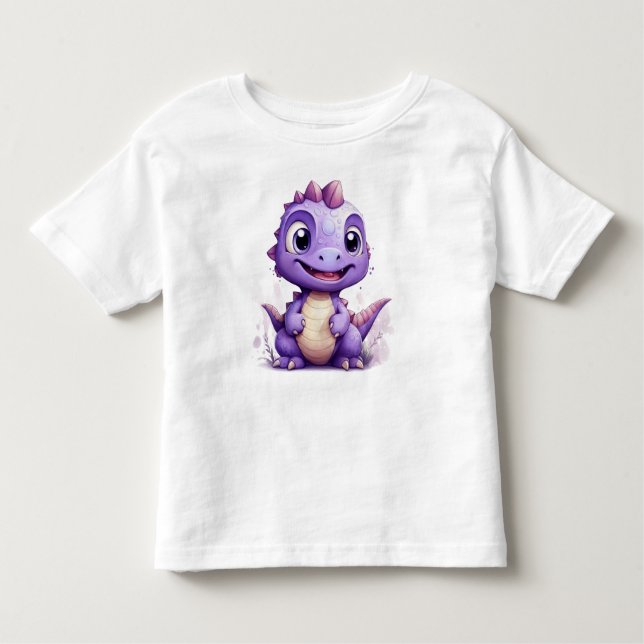 Little Parian Dino Toddler T-Shirt (Front)