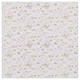 Little Pastel Purple Floral Fabric