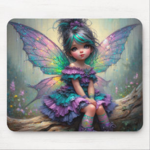Little pastel themed fairy mouse pad