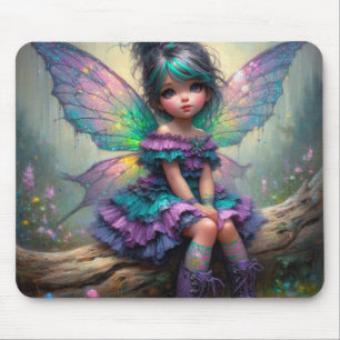 Little pastel themed fairy mouse pad