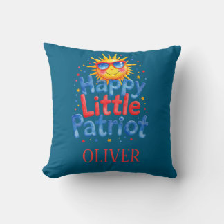 Little Patriot 4th of July Decor Cushion