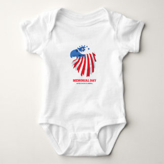 Little Patriot: Memorial Day Baby Bodysuit