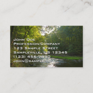 Little Patuxent River from Savage Park Business Card