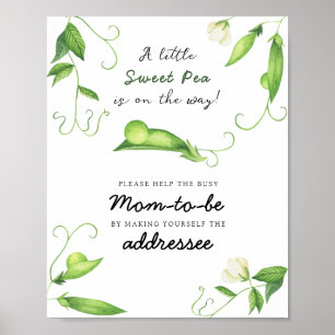 Little Pea - Help the Busy Mum-to-Be Poster