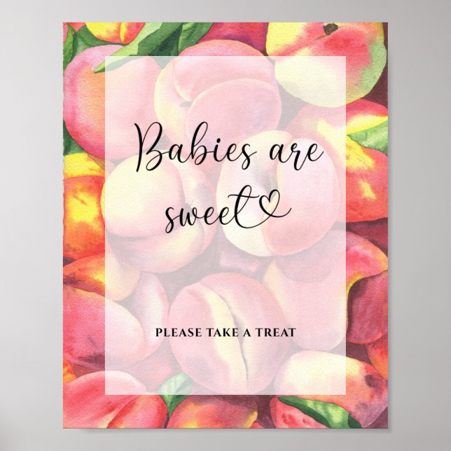 little peach - babies are sweet poster (Front)