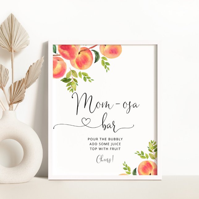 Little peach Mom-osa bar sign (Creator Uploaded)