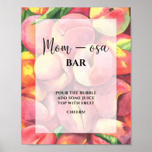 Little peach \ Mum-osa bar Poster