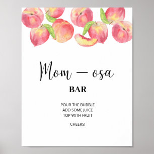 Little peach \ Mum-osa bar Poster