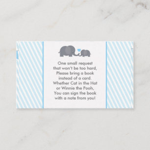 Little Peanut Book Request Card for Invite