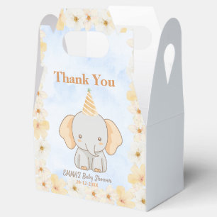Little Peanut Dreams – Elephant Baby Shower Favour Box