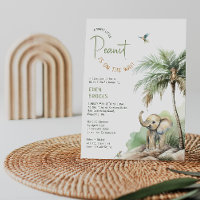 Little Peanut Jungle Safari Elephant Baby Shower