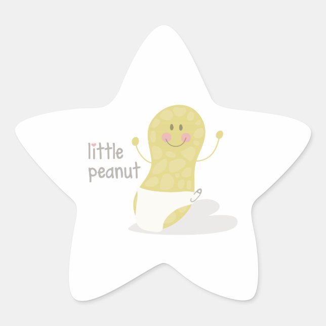 Little Peanut Star Sticker (Front)