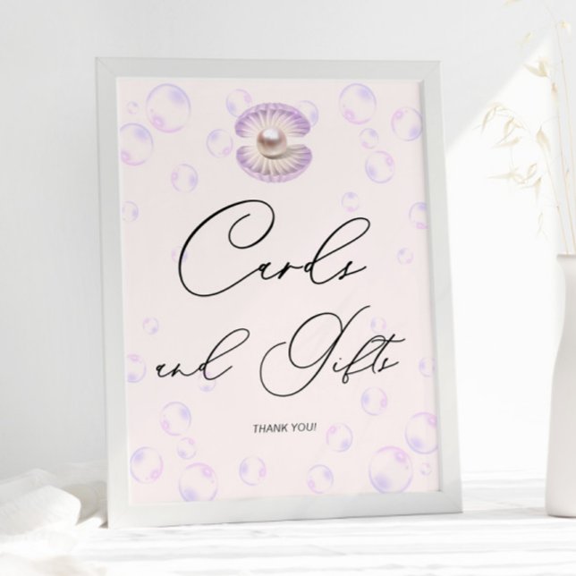 Little Pearl Cards Gifts Baby Shower Poster (Creator Uploaded)
