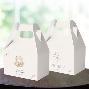 Little Pearl Ocean Beach Seashell Girl Baby Shower Favour Box