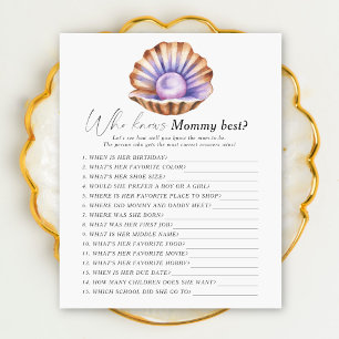 Little Pearl Shell - Who knows mummy best game