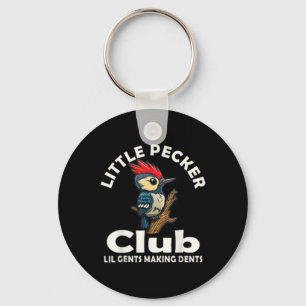 Little Pecker Club Front And Back  Key Ring