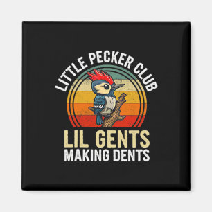 Little Pecker Club Lil Gents Making Dents Funny  Magnet