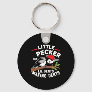 Little Pecker Club Lil Gents Making Dents Retro Wo Key Ring