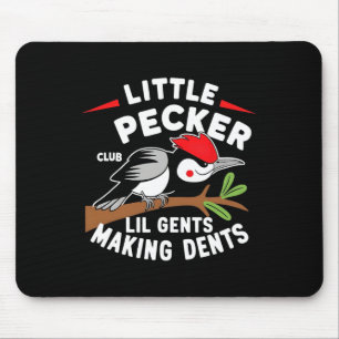 Little Pecker Club Lil Gents Making Dents Retro Wo Mouse Pad