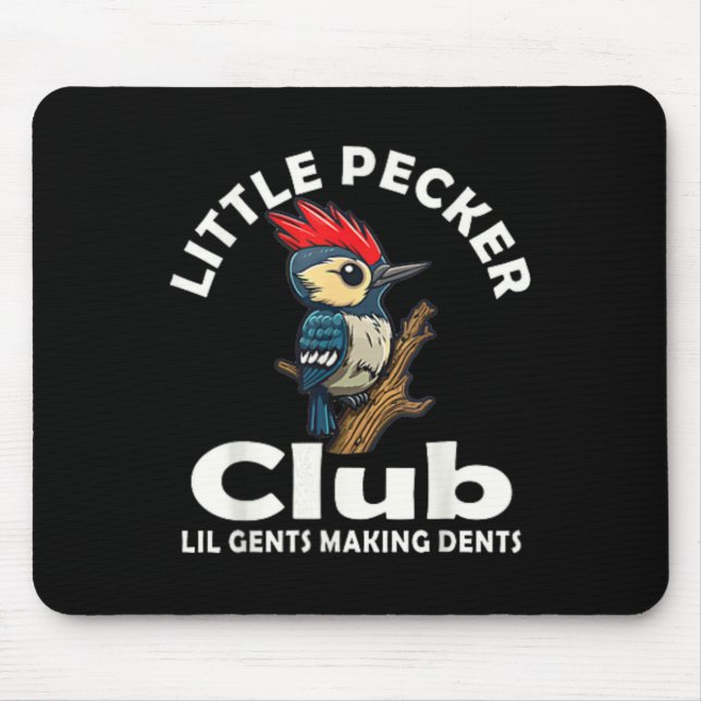 Little Pecker Club Shirt Front And Back  Mouse Pad (Front)