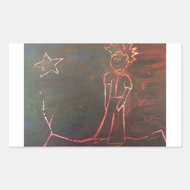 Little Pee 2 Rectangular Sticker (Front)