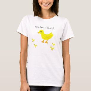 Little Peep On The Way Yellow Baby Ducky T-Shirt