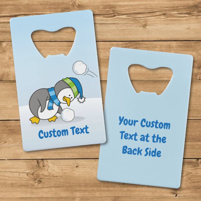 Little penguin getting a snow ball credit card bot (Creator Uploaded)