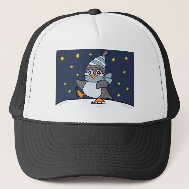 Little Penguin Trucker Hat (Front)