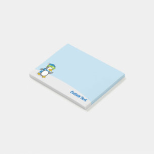 Little Penguin Walking on Snow Post-it Notes