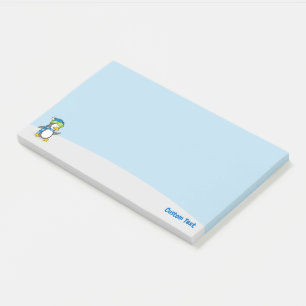 Little Penguin Walking on Snow Post-it Notes
