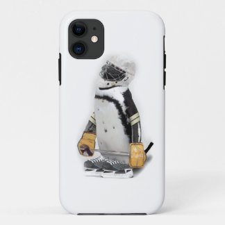 Little Penguin Wearing Hockey Gear Case-Mate iPhone Case