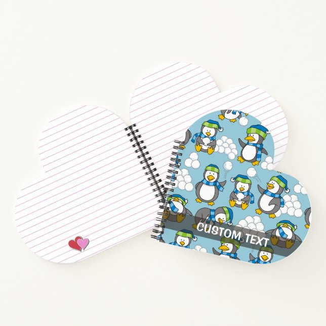 Little penguins background notebook (Inside)