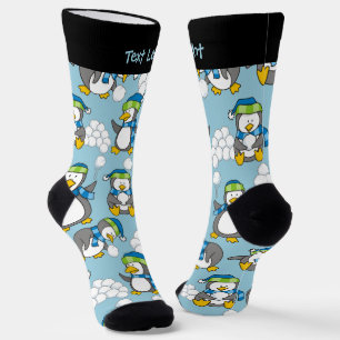 Little Penguins Pattern Socks