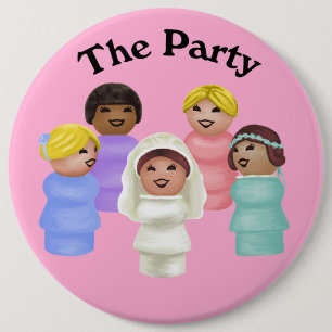 Little People - Wife of The Party 6 Cm Round Badge