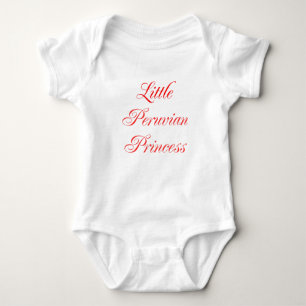 Little Peruvian Princess Baby Bodysuit