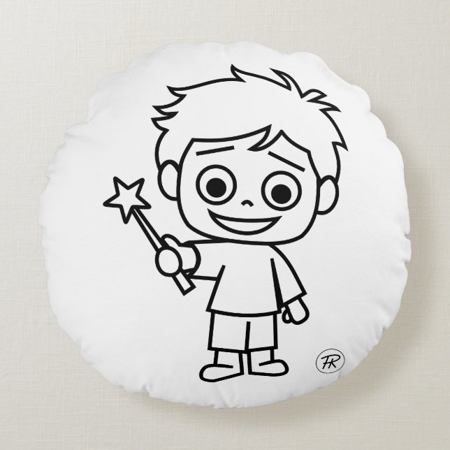 Little Phiri Round Cushion (Front)